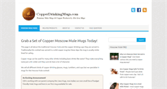 Desktop Screenshot of copperdrinkingmugs.com